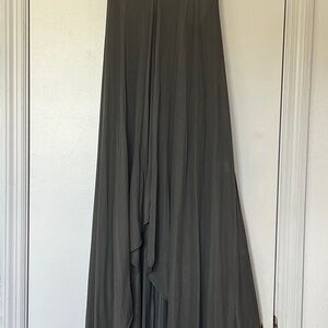 Chic Asymmetrical Gray Dress